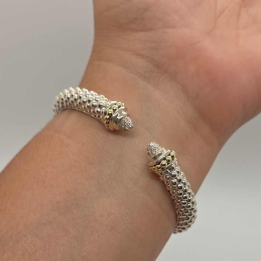 Lagos Caviar cuff bracelet - Picture 5 of 16